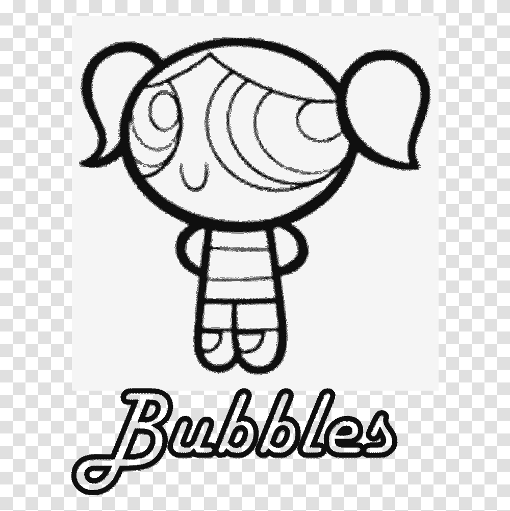 Powerpuff Girls Blossom Coloring, Rattle, Stencil, Drawing Transparent Png