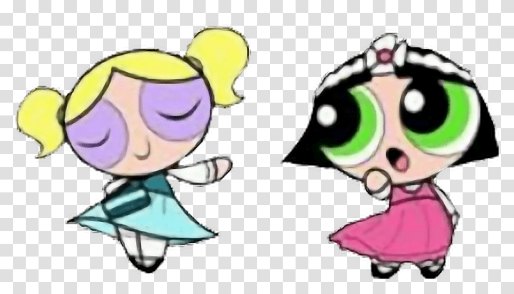 Powerpuff Girls Bubbles Bottercup Cartoon, Person, Human, Sunglasses Transparent Png