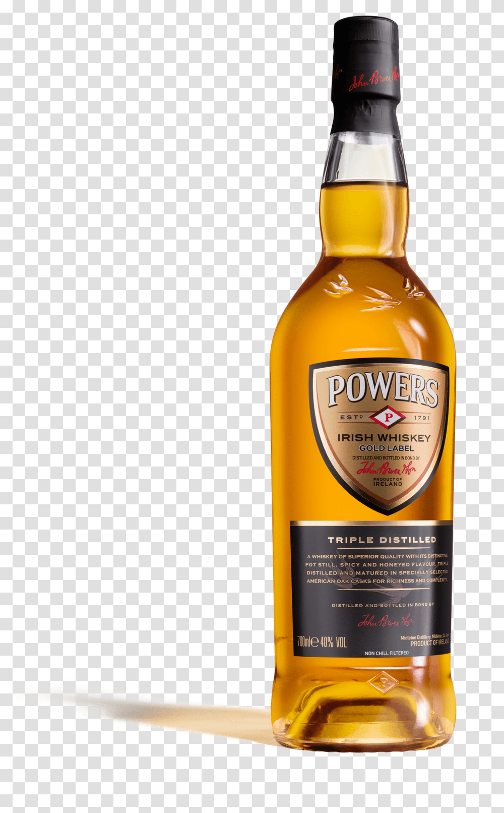 Powers Gold Label, Liquor, Alcohol, Beverage, Drink Transparent Png