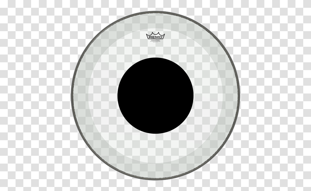 Powerstroke P3 Clear Black Dot Image Remo Ambassador Black Dot, Gong, Musical Instrument, Number Transparent Png