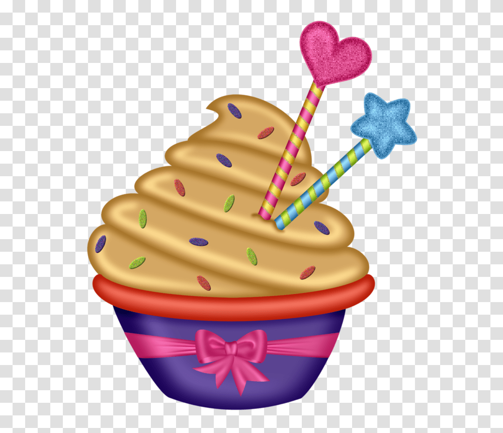 Pp Art Cupcakes Clip Art And Album, Birthday Cake, Dessert, Food, Cream Transparent Png