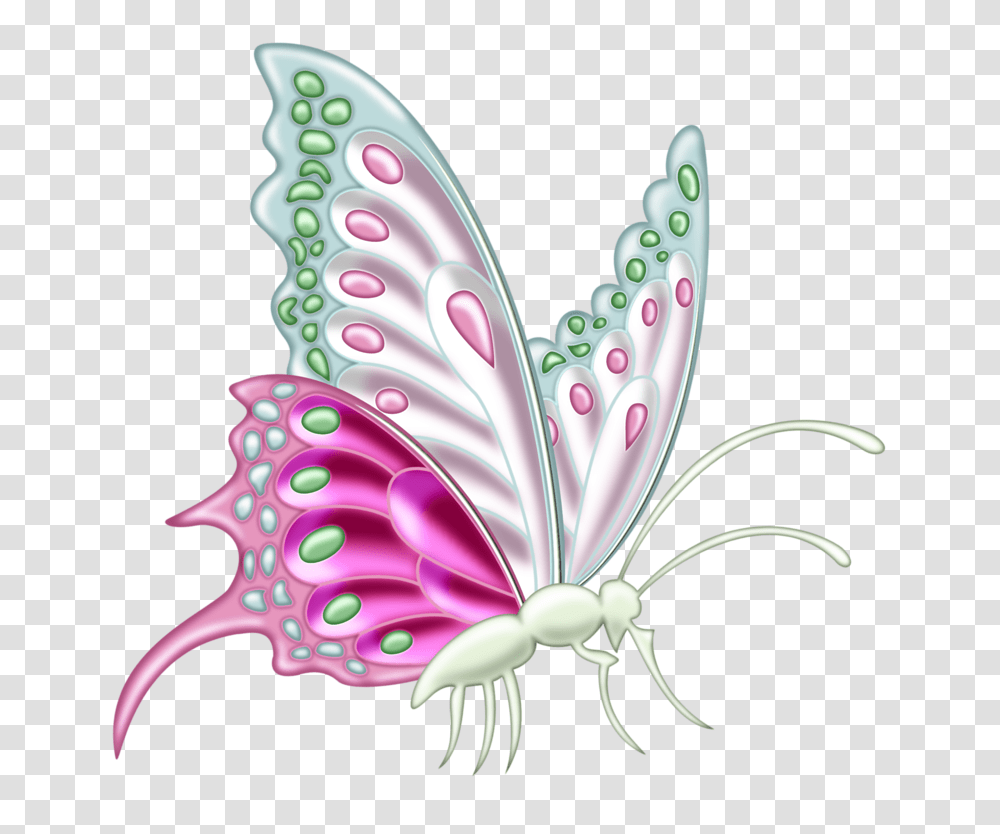 Pps Butterfly Clip Art And Butterfly Crafts, Pattern, Floral Design, Ornament Transparent Png