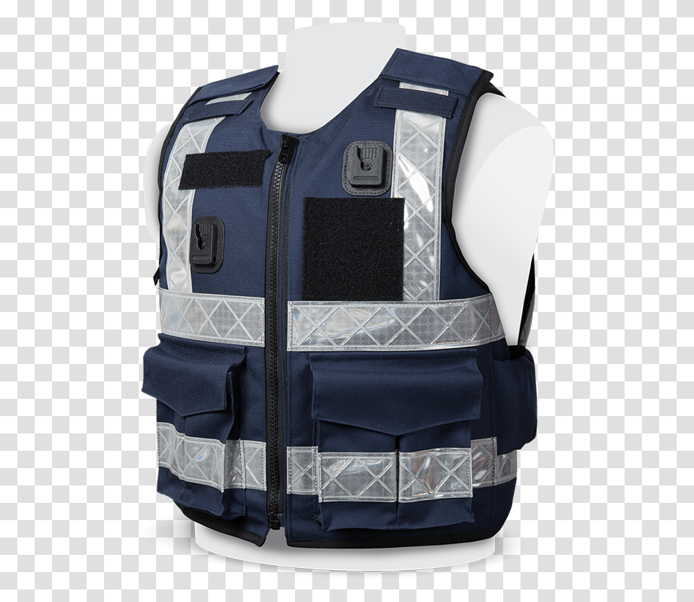 Ppss Stab Proof Vests Navy Blue Reflective Vest, Apparel, Backpack, Bag Transparent Png