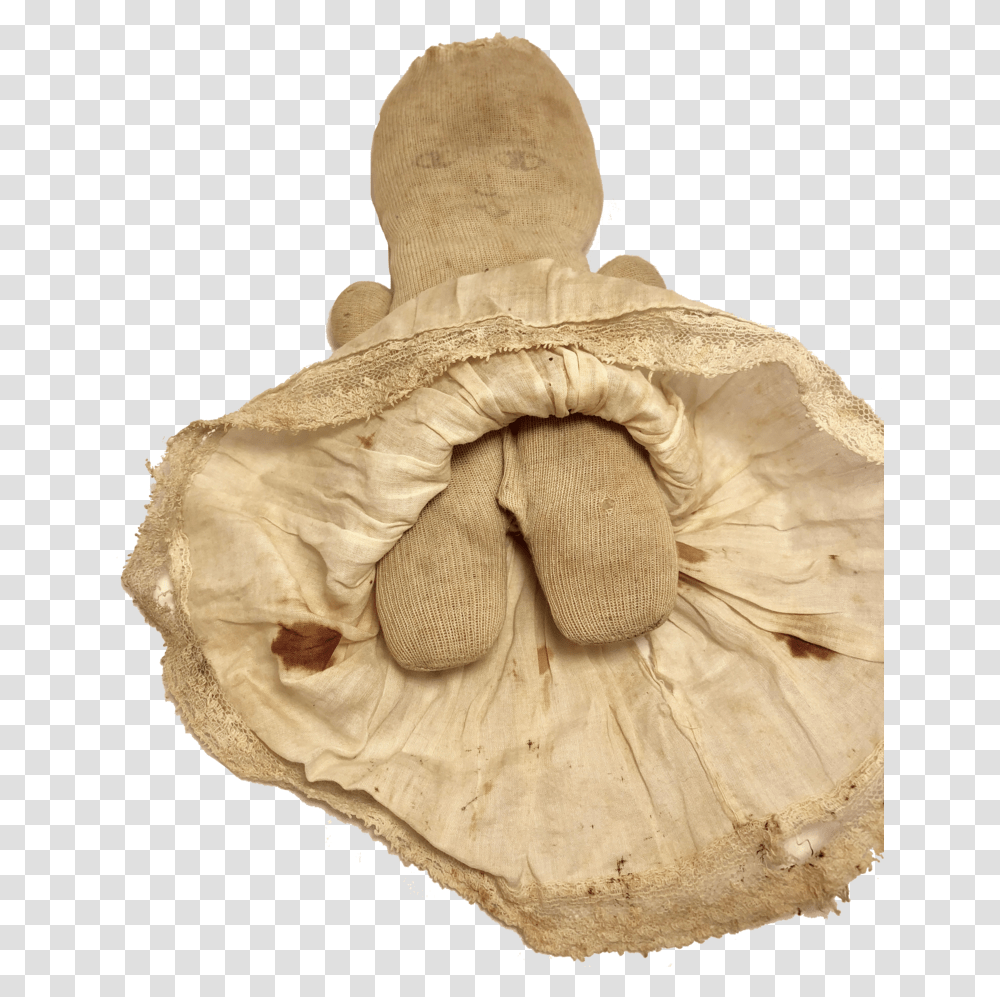 Pr 1900 Folk Art Antique Make Do Sock Dolls Shiitake, Plant, Agaric, Mushroom, Fungus Transparent Png