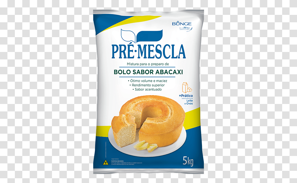 Pr Mistura Pr Mescla Bolo De Abacaxi Cake, Food, Bread, Bagel, Breakfast Transparent Png