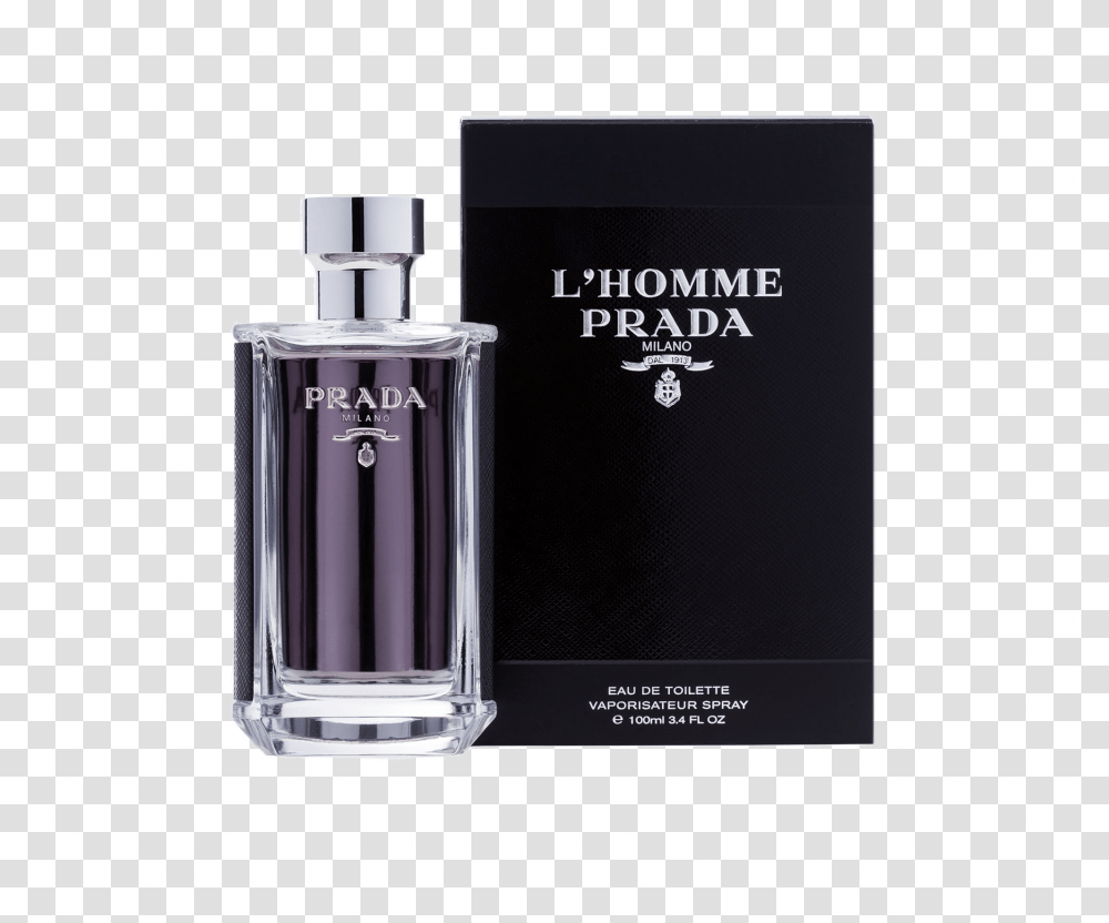 Prada Perfumes Men's Prada L Homme Malaysia, Bottle, Cosmetics, Aftershave Transparent Png