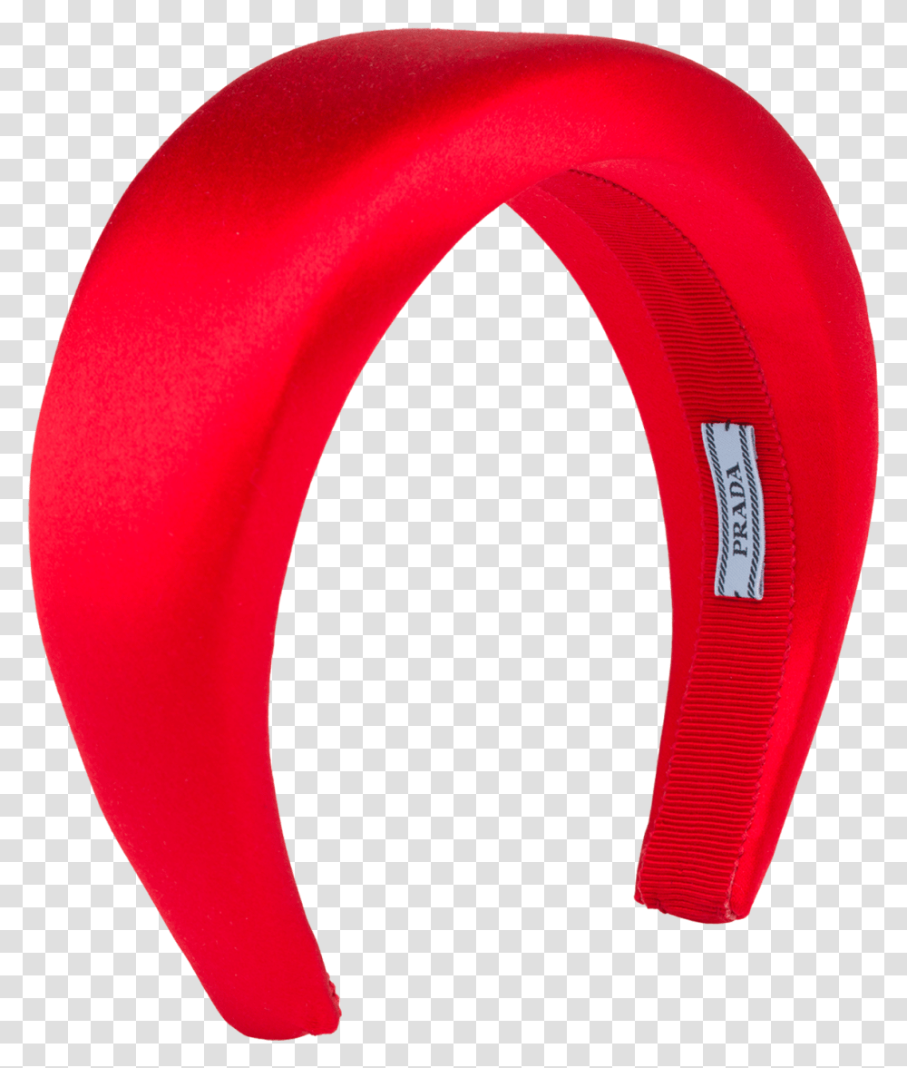 Prada Red Satin Headband, Apparel, Hat, Blow Dryer Transparent Png