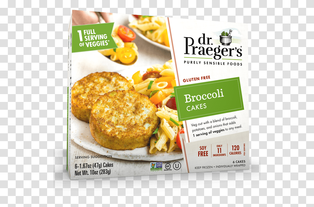 Praeger S Broccoli Cakes Package, Advertisement, Poster, Flyer, Paper Transparent Png
