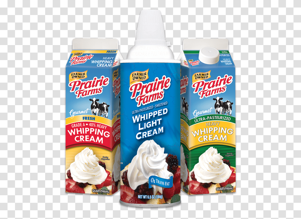 Prairie Farms Dairy Prairie Farms Heavy Whipping Cream, Dessert, Food, Creme, Whipped Cream Transparent Png