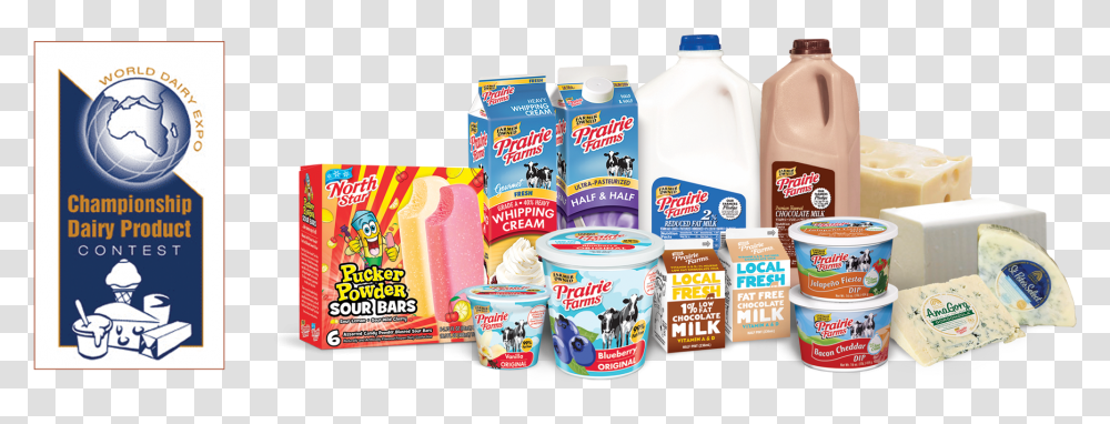 Prairie Farms World Expo Winners Dairy Products, Yogurt, Dessert, Food, First Aid Transparent Png
