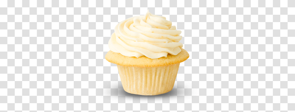 Prairie Girl Bakery Coconut Cupcake White Background, Cream, Dessert, Food, Sweets Transparent Png