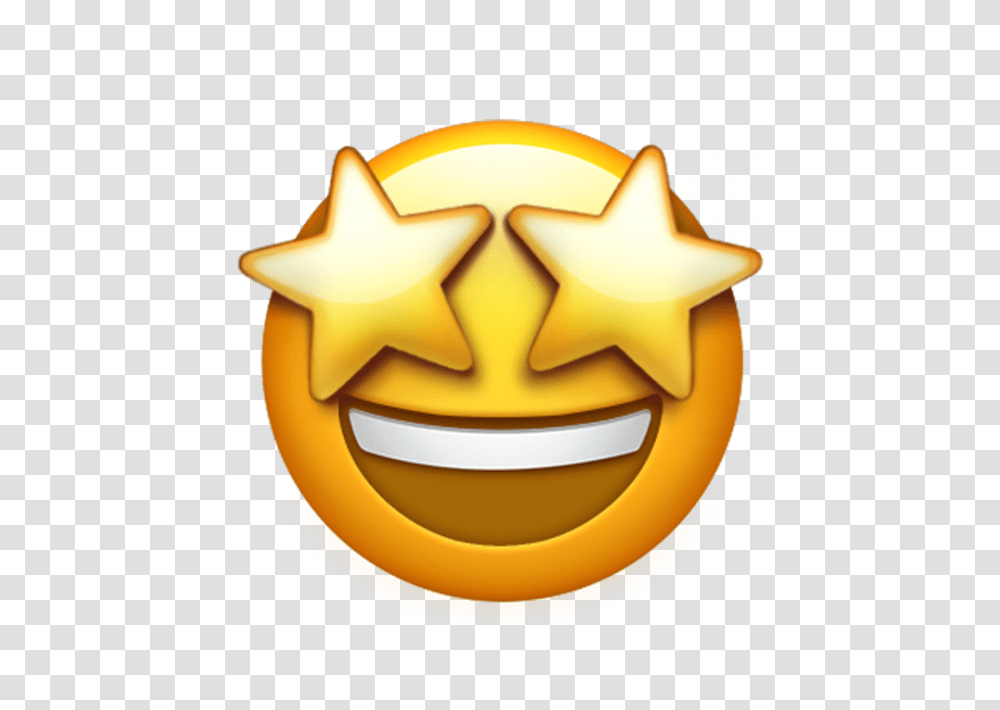 Praise Emoji Background Happy Emoji, Star Symbol, Outdoors, Gold, Lamp Transparent Png