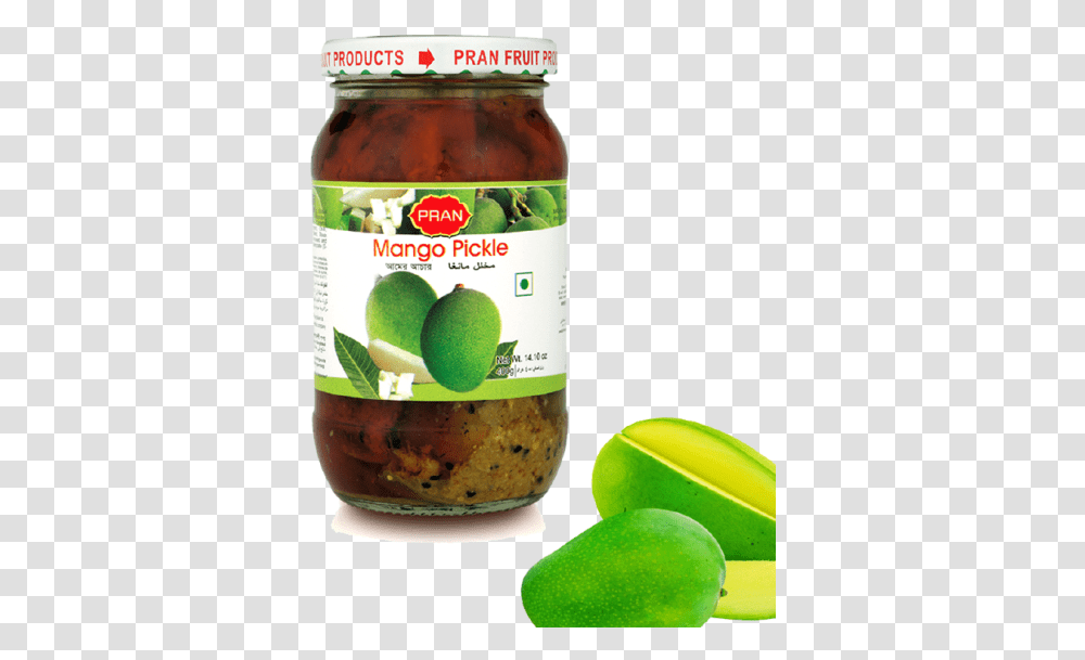 Pran Mango Pickle 400g Mango Pickles In A Jar, Relish, Food, Plant, Tennis Ball Transparent Png
