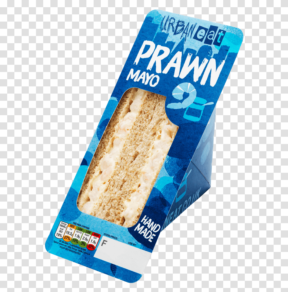 Prawn Mayonnaise Sandwich, Bread, Food, Cracker, Snack Transparent Png