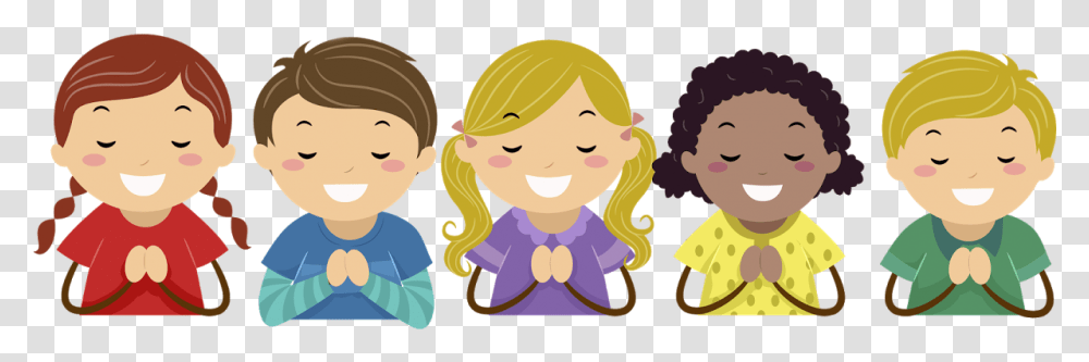 Pray Clipart, Person, Kid, Drawing, Female Transparent Png
