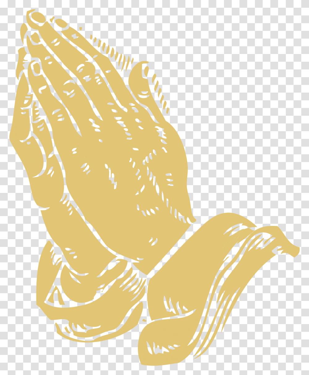 Pray Clipart Prayer Line Gold Praying Hands Clip Art, Worship, Architecture, Building Transparent Png