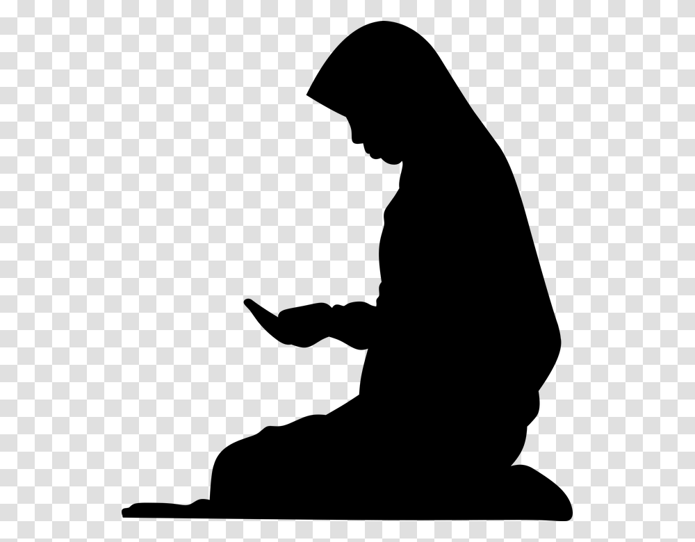 Pray Muslim Woman, Gray, World Of Warcraft Transparent Png