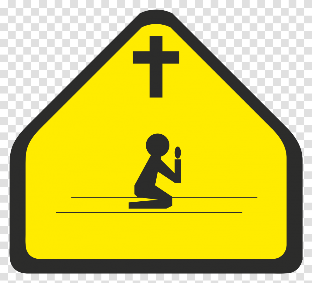 Prayer Hand Praying Sign, Road Sign, Person, Human Transparent Png