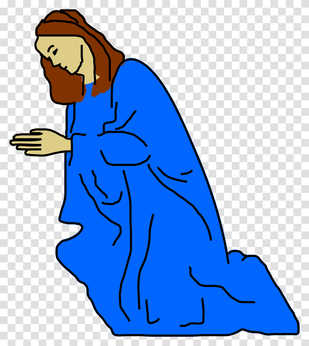 Prayer Praying Asking God Clip Art At Vector Clip Art Mary Praying Clip Art, Apparel, Long Sleeve, Female Transparent Png