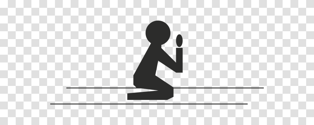 Praying Religion, Kneeling, Silhouette Transparent Png