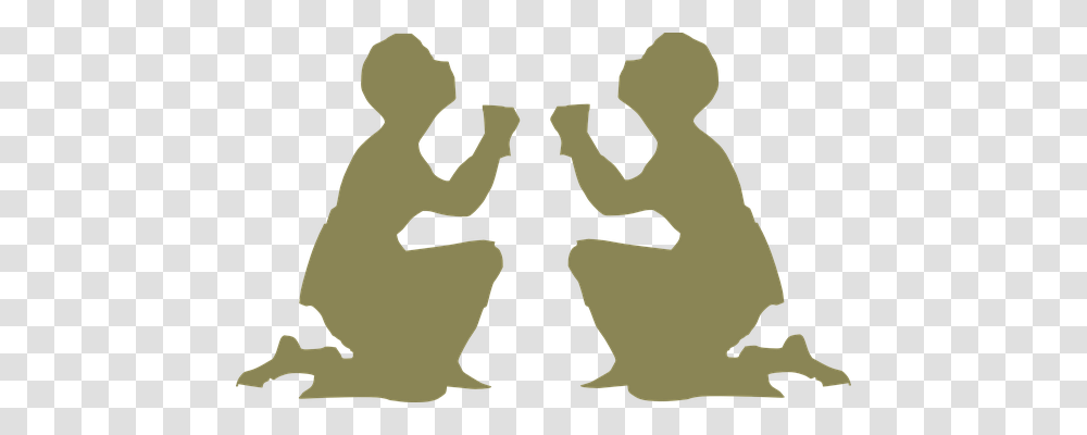 Praying Religion, Silhouette, Person, Hand Transparent Png