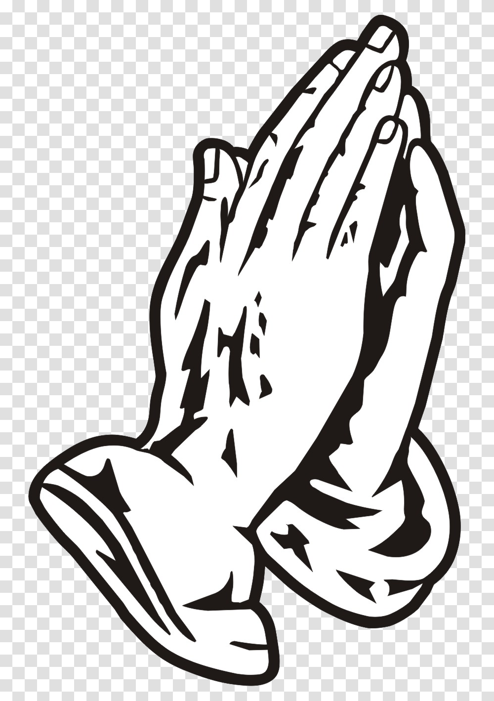 Praying Hands Black And White, Apparel, Footwear, Leisure Activities Transparent Png