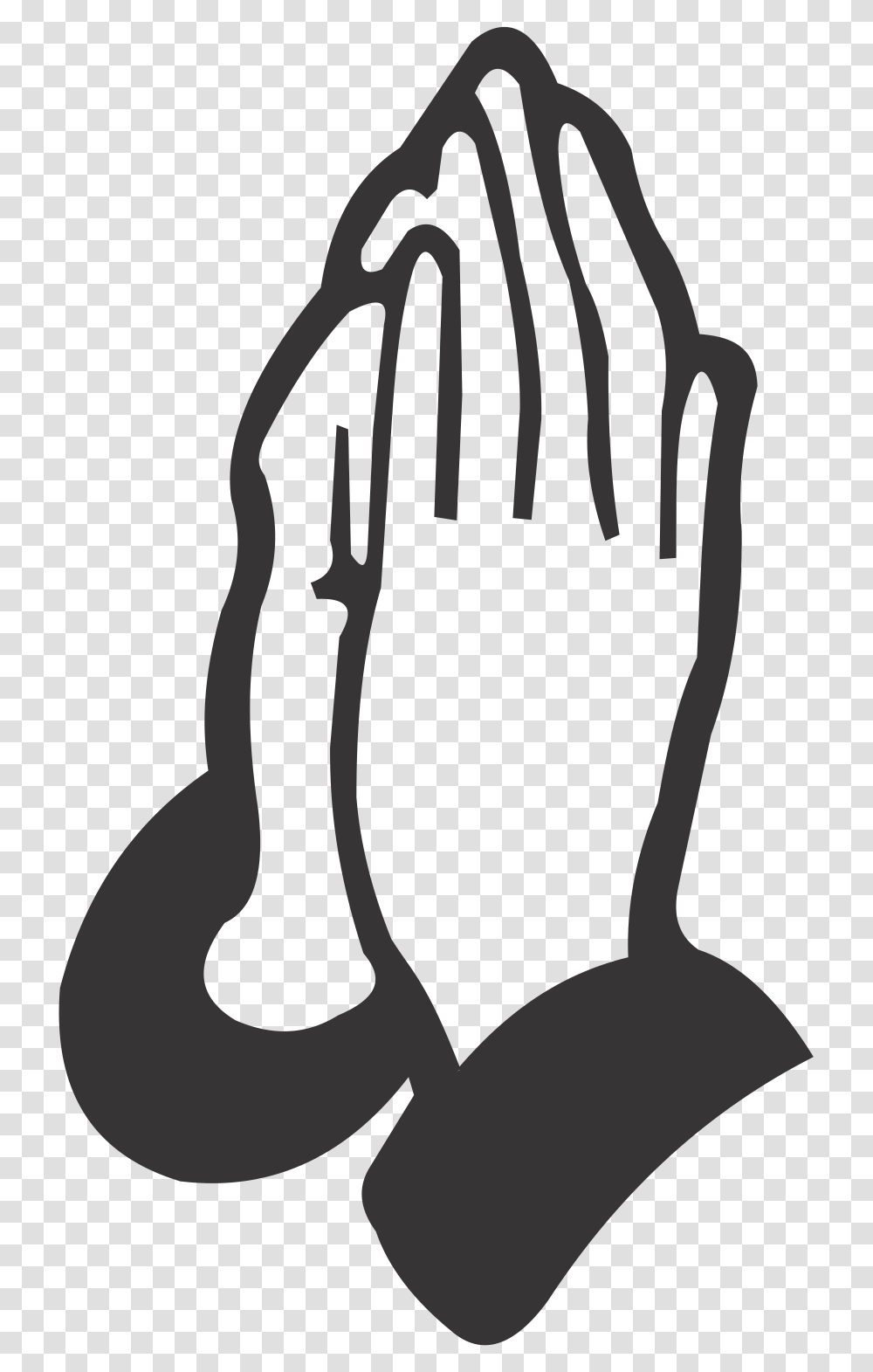 Praying Hands, Cutlery, Fork, Spoon, Stencil Transparent Png