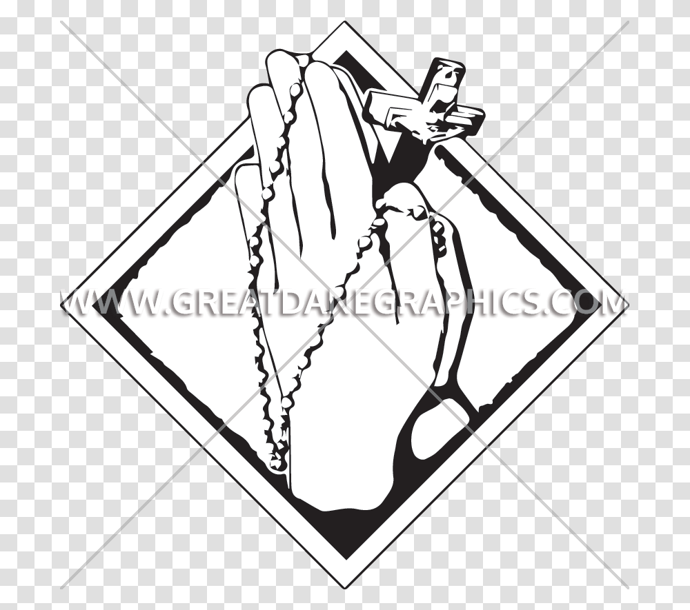 Praying Hands Illustration, Armor, Bow, Shield, Utility Pole Transparent Png