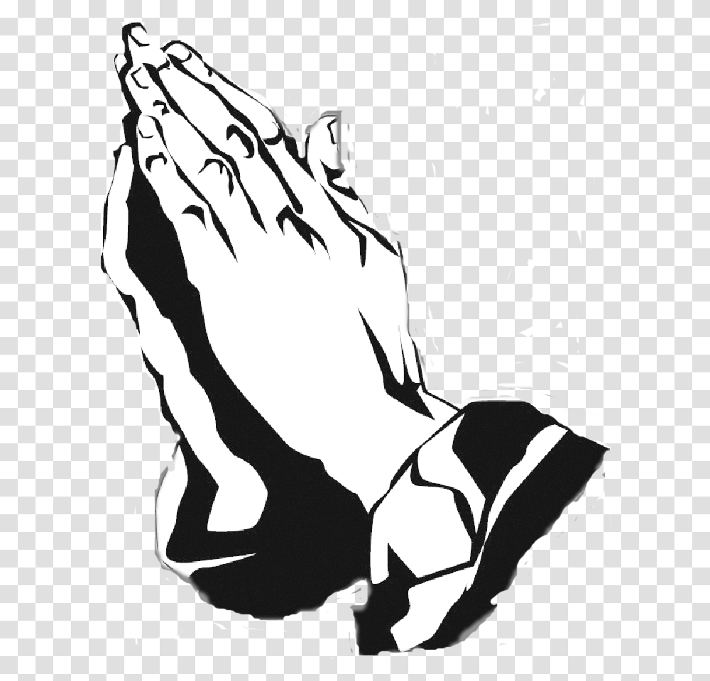 Praying Hands Images Praying Hands, Comics, Book, Manga, Stencil Transparent Png