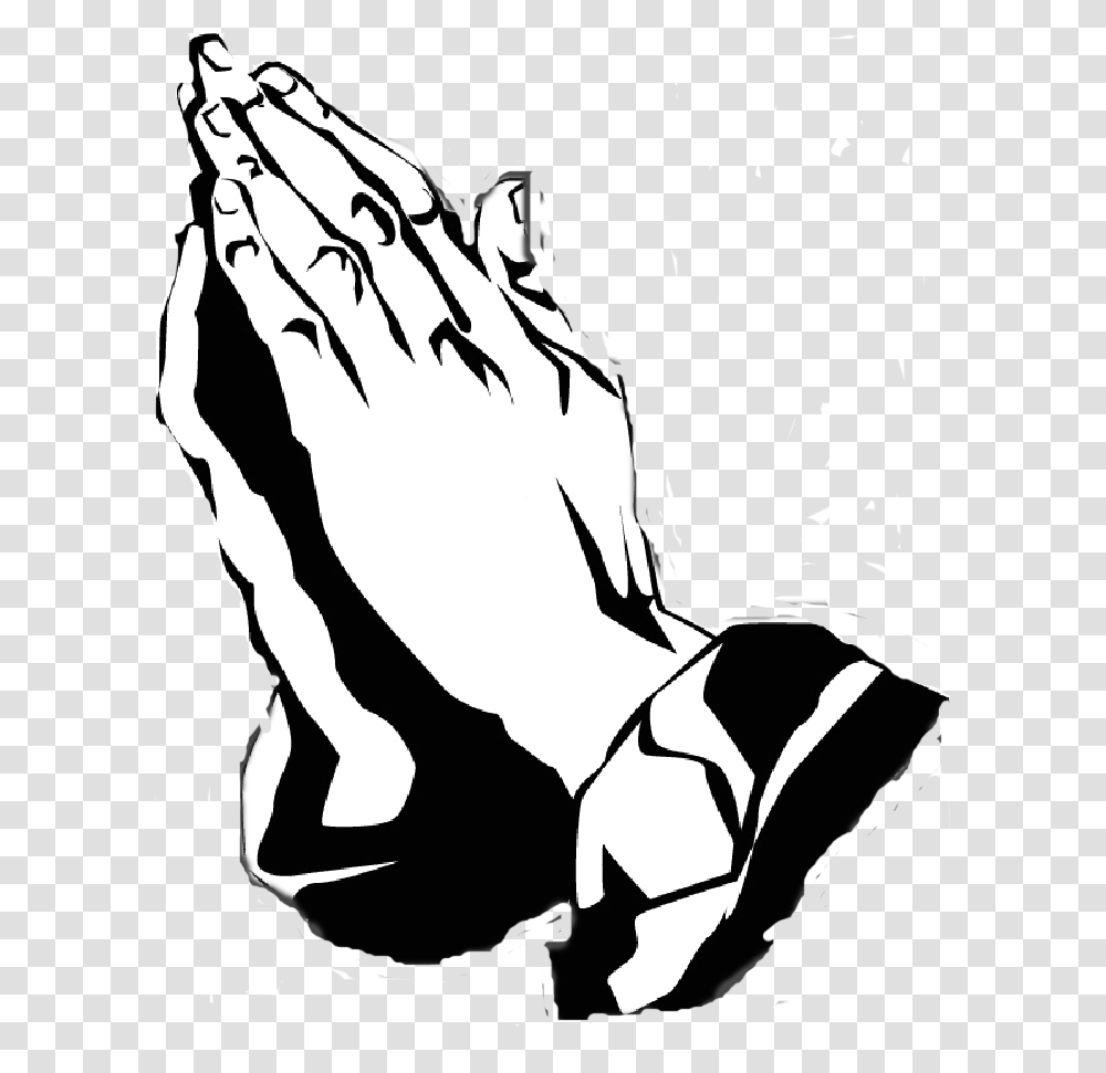 Praying Hands, Religion, Person, Human, Stencil Transparent Png