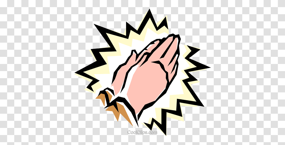 Praying Hands Royalty Free Vector Clip Art Illustration, Paper, Poster, Advertisement, Flyer Transparent Png