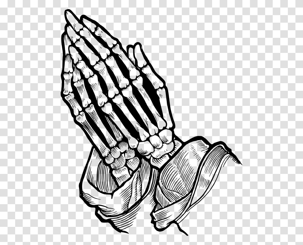 Praying Hands Thumb Human Skeleton Prayer Drawing, Gray, World Of Warcraft Transparent Png