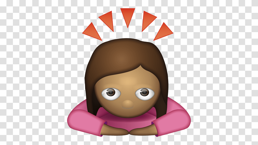 Praying Man Emoji, Toy, Doll, Plush Transparent Png