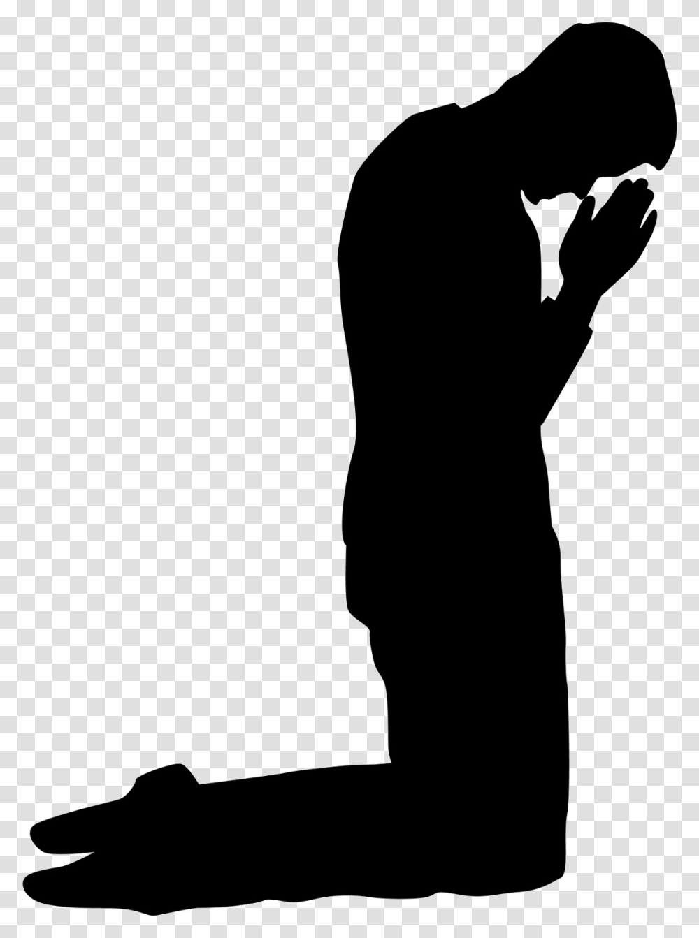 Praying Silhouettes Prayers Pray And Prayer Pictures, Kneeling, Hand, Photography, Standing Transparent Png