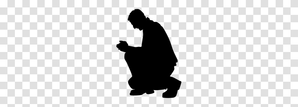 Praying Vector Free Download, Gray, World Of Warcraft Transparent Png