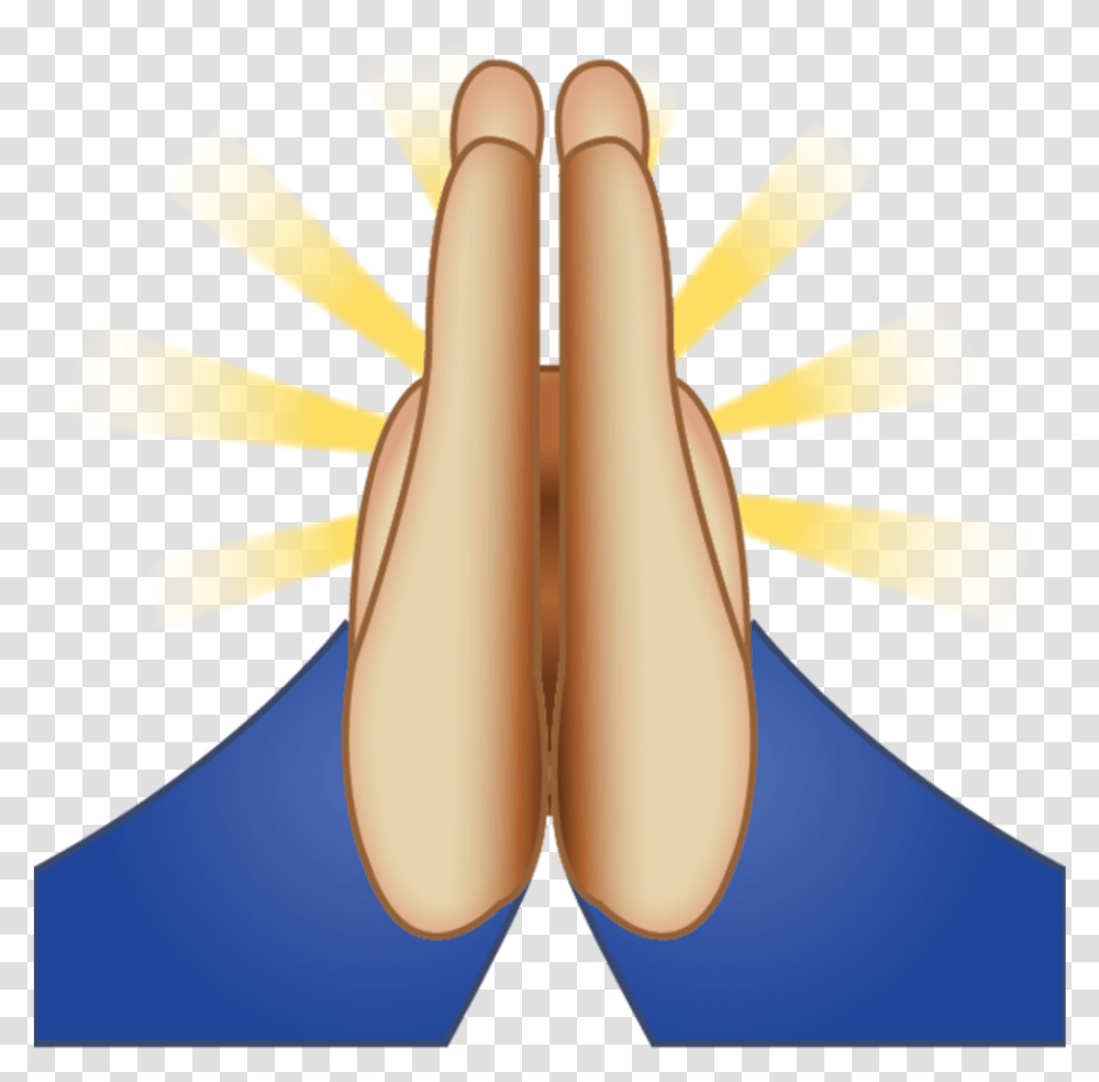 Prayinghands Emoji Pray Ftestickers Freetoedit Prayer Emoji, Outdoors, Flare Transparent Png