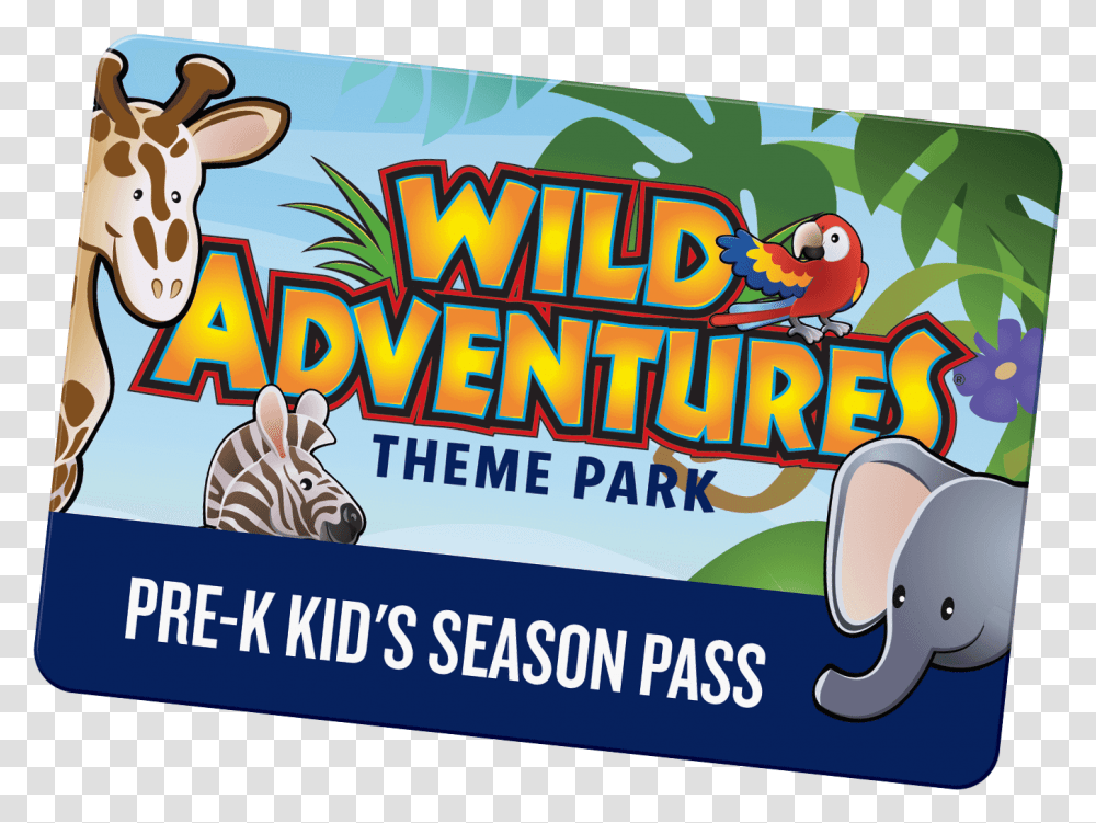 Pre K Free Season Pass Wild Adventures, Label, Advertisement, Billboard Transparent Png