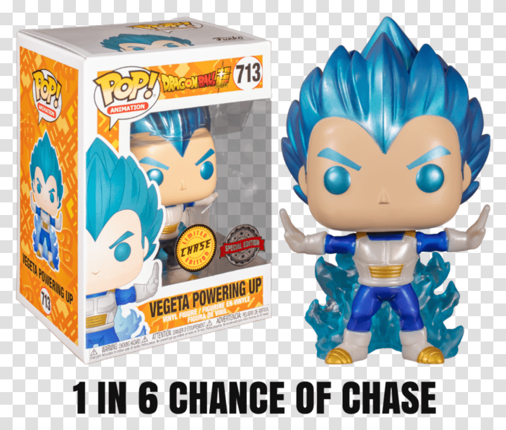 Pre Order Dragon Ball Z Vegeta Powering Up Glow In The Dark Funko Pop Vinyl Figure Funko Pop Vegeta Powering Up 713, Doll Transparent Png