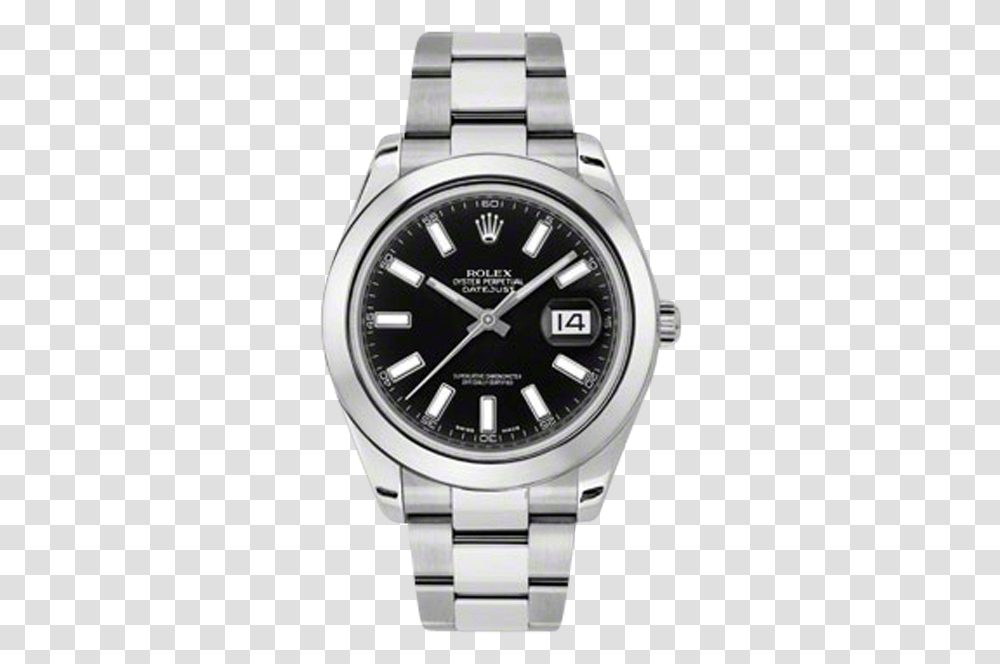 Pre Owned Rolex Mens New Style Datejust Ii Watch Rolex Datejust Fluted Bezel, Wristwatch Transparent Png