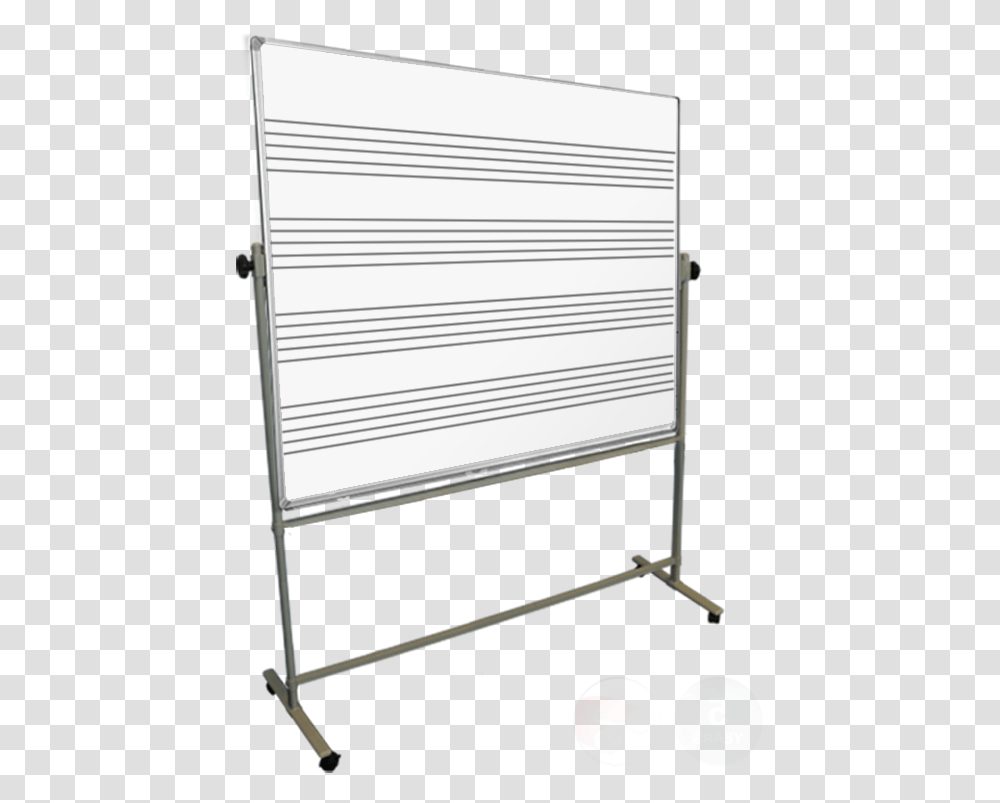 Pre Printed Whiteboard With Musical Staves Grid Whiteboard With Stand, White Board Transparent Png