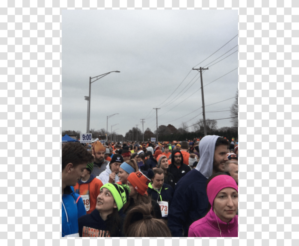 Pre Race Excitement At The Naperville Turkey Trot Crowd, Person, People, Transportation, Vehicle Transparent Png