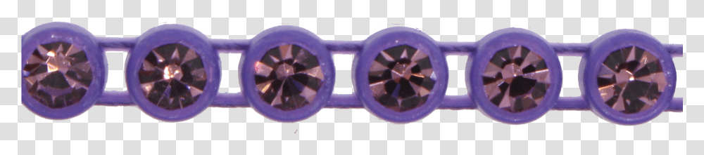 Preciosa Rhinestone Plastic Banding 1 Row Ss13 Purplelight Circle, Accessories, Accessory, Jewelry, Gemstone Transparent Png
