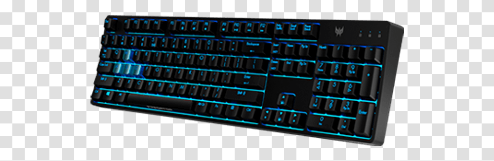 Predator Aethon 300 Blue Led Cherry Mx Blue Wired Computer Keyboard, Computer Hardware, Electronics, Word, Laptop Transparent Png
