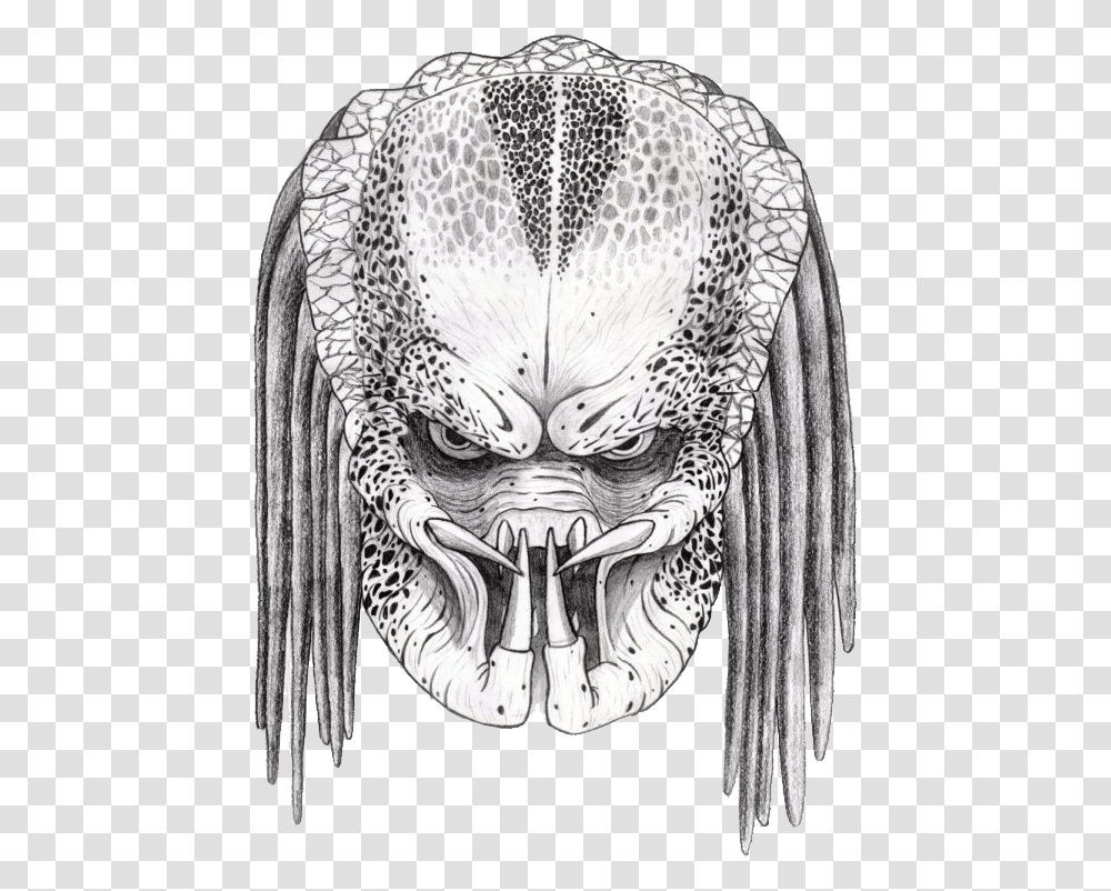 Predator, Character, Bird, Animal, Drawing Transparent Png