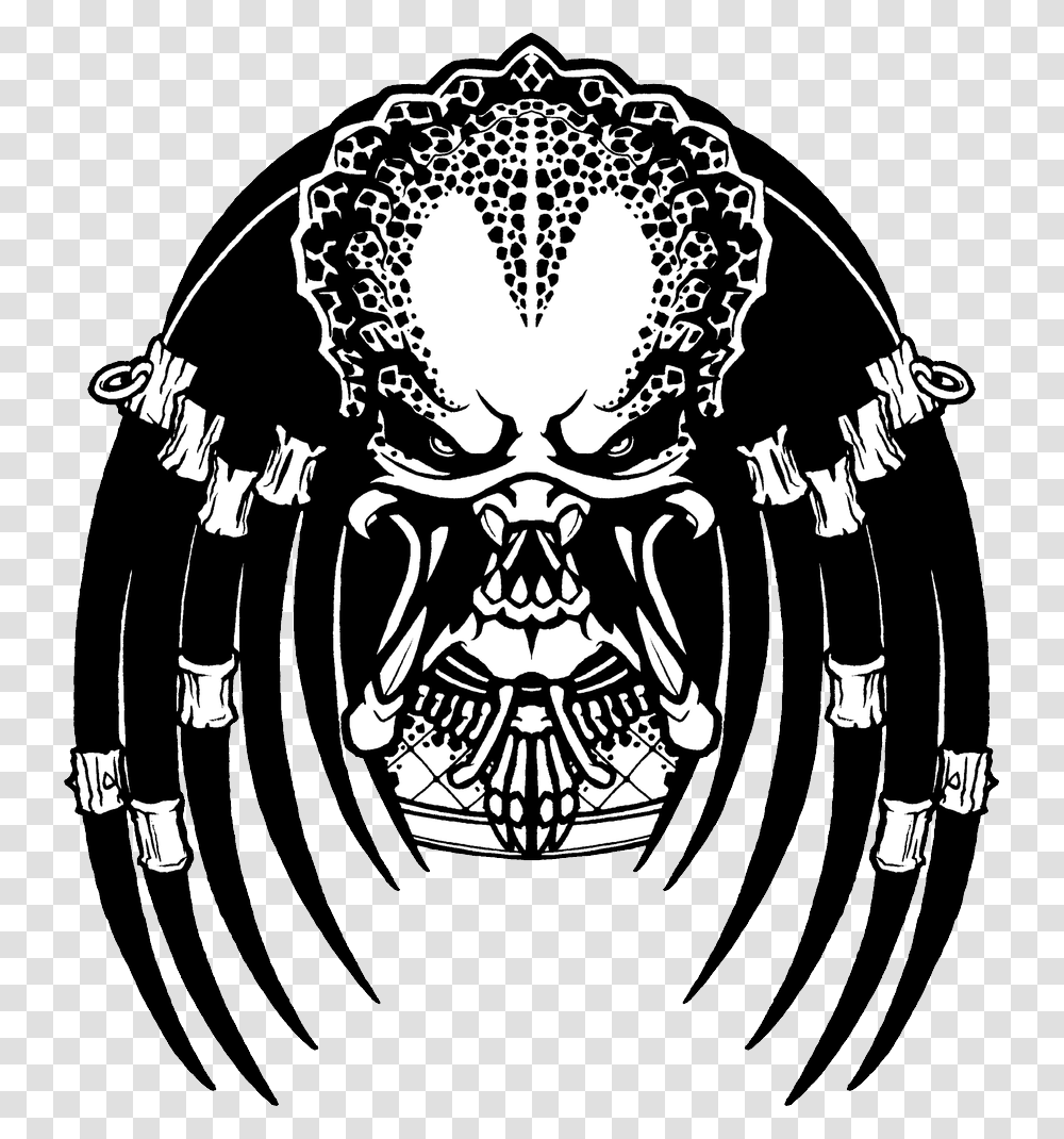 Predator, Character, Stencil, Emblem Transparent Png