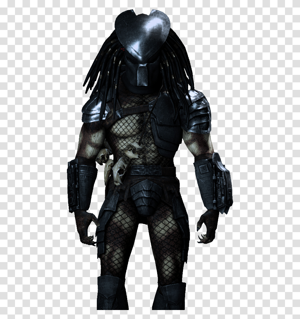 Predator Mortal Kombat X Render, Person, Portrait, Face, Armor Transparent Png