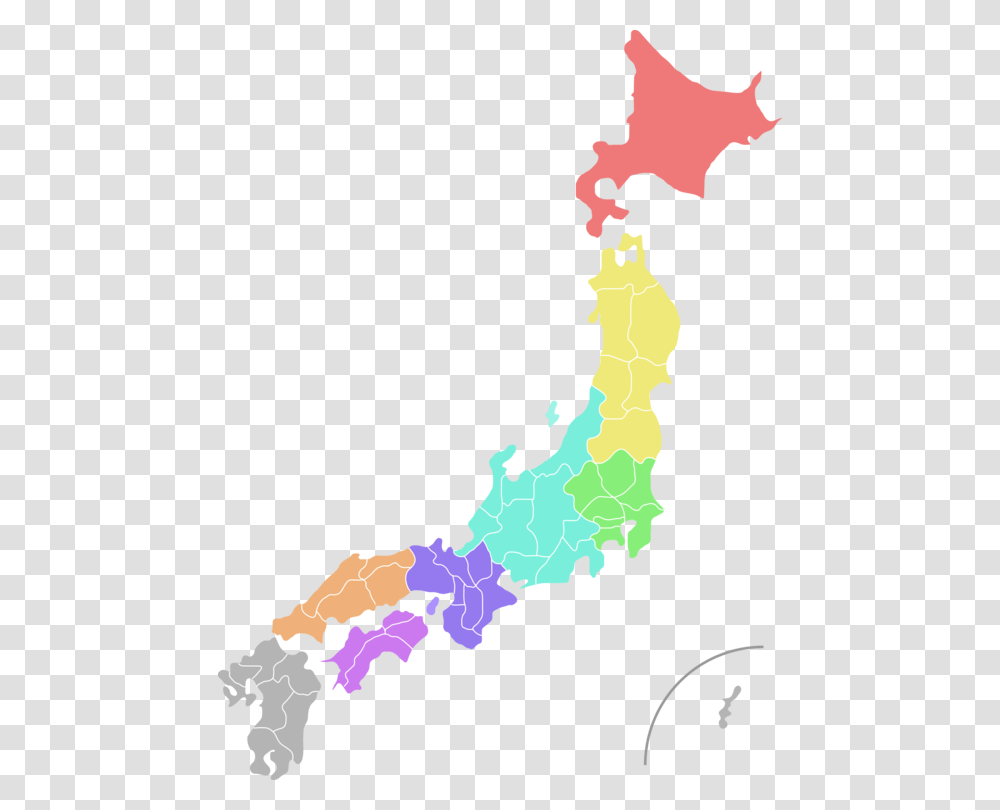 Prefectures Of Japan Vector Map Mapa Polityczna, Plot, Diagram, Atlas, Person Transparent Png