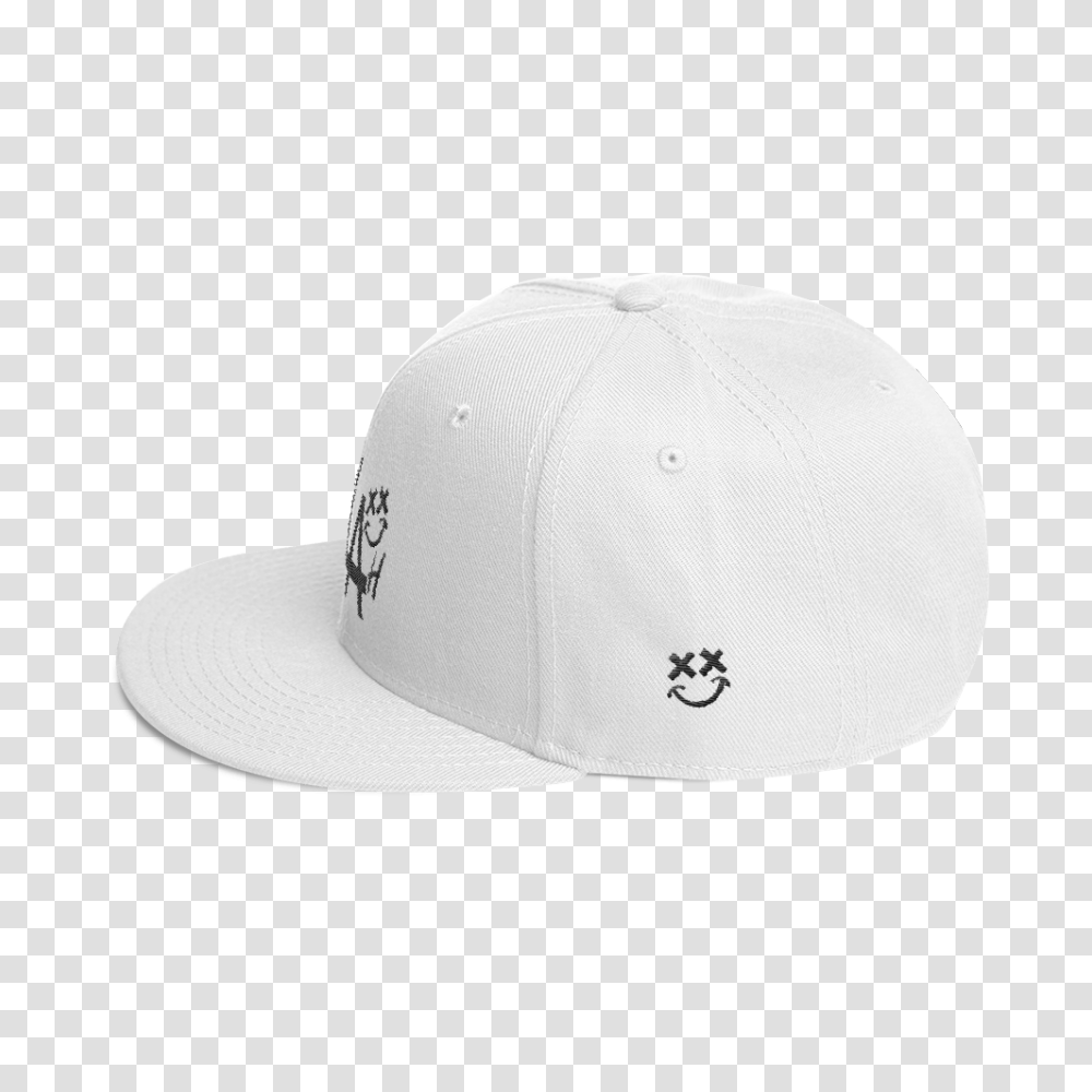 Preferred 3d Puff White Snapback Baseball Cap, Clothing, Apparel, Hat Transparent Png