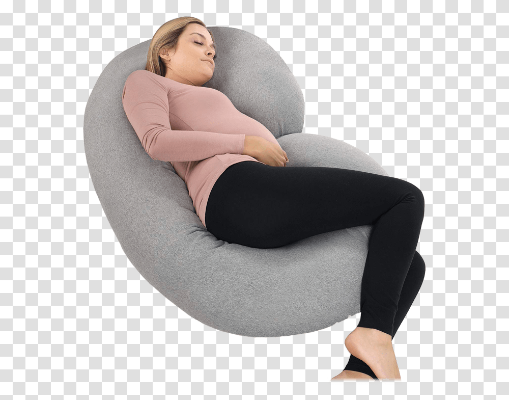 Pregnancy Pillow, Furniture, Apparel, Person Transparent Png