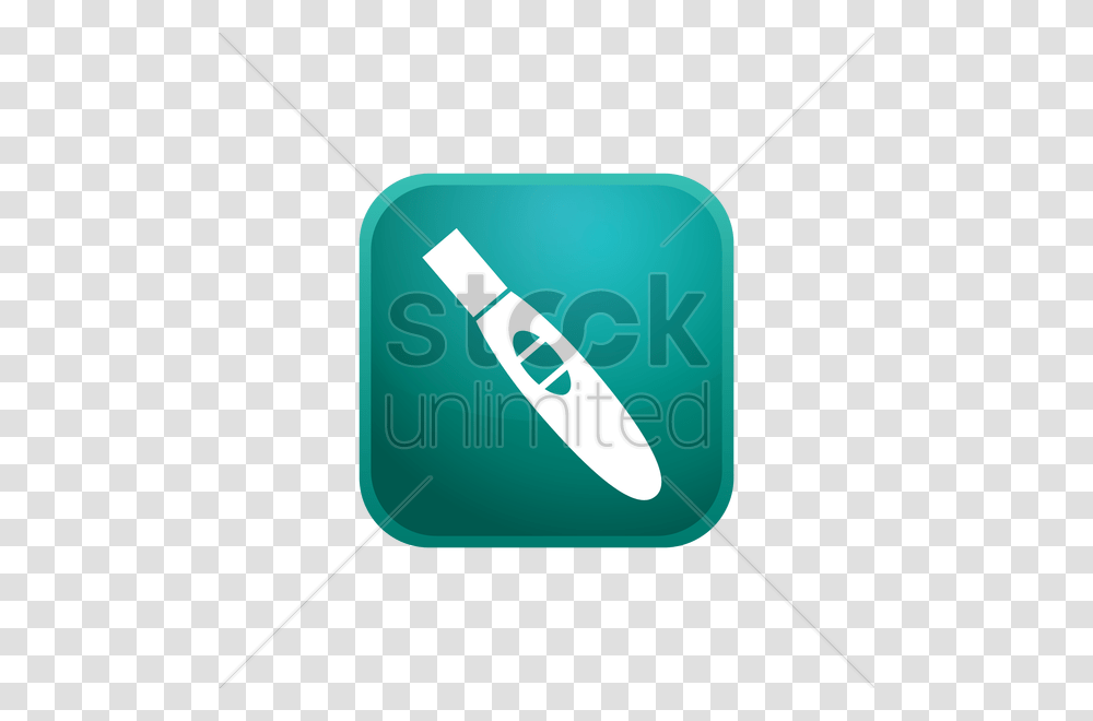 Pregnancy Test Icon Vector Image, Green, Label, First Aid Transparent Png